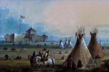indios americanos occidentales 61 Pinturas al óleo